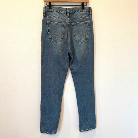 Free People We the Free Boyfriend Button Fly Slouchy Denim Jeans Size 27 - Picture 2 of 8